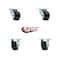 Service Caster 3.25 Inch Phenolic Caster Set with Roller Bearings 2 Swivel 2 Rigid SCC SCC-30CS3420-PHR-2-R3420-2 - alternate 7